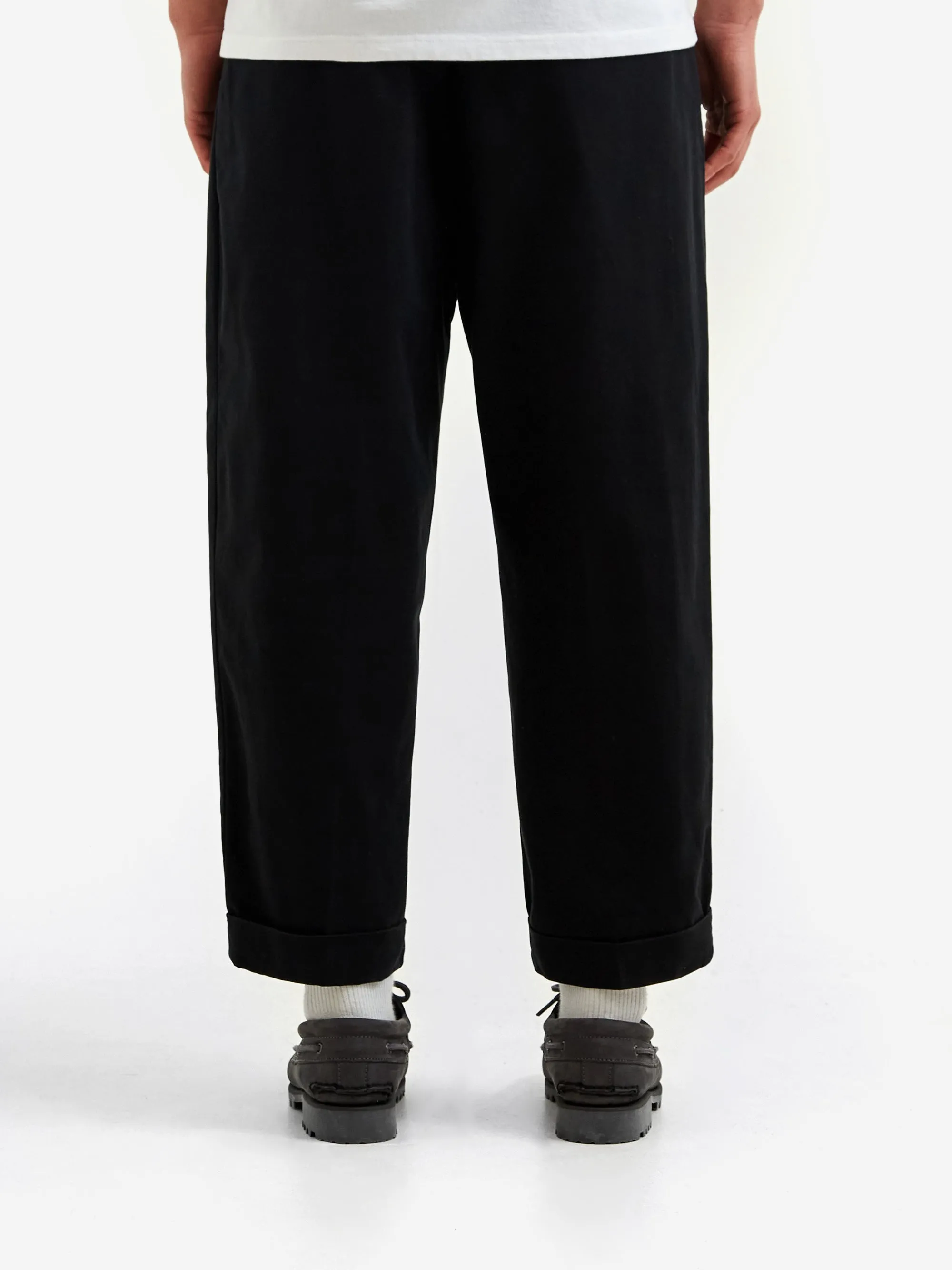 Beams Plus 2Pleats Twill Trouser - Black