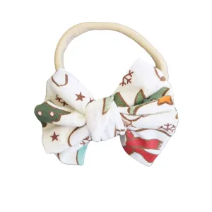 Beary & Bright Knit Bow Headband