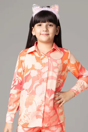 Beautiful Floral Shirt For Girls