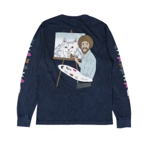 Beautiful Mountain L/S (Navy Mineral Wash)