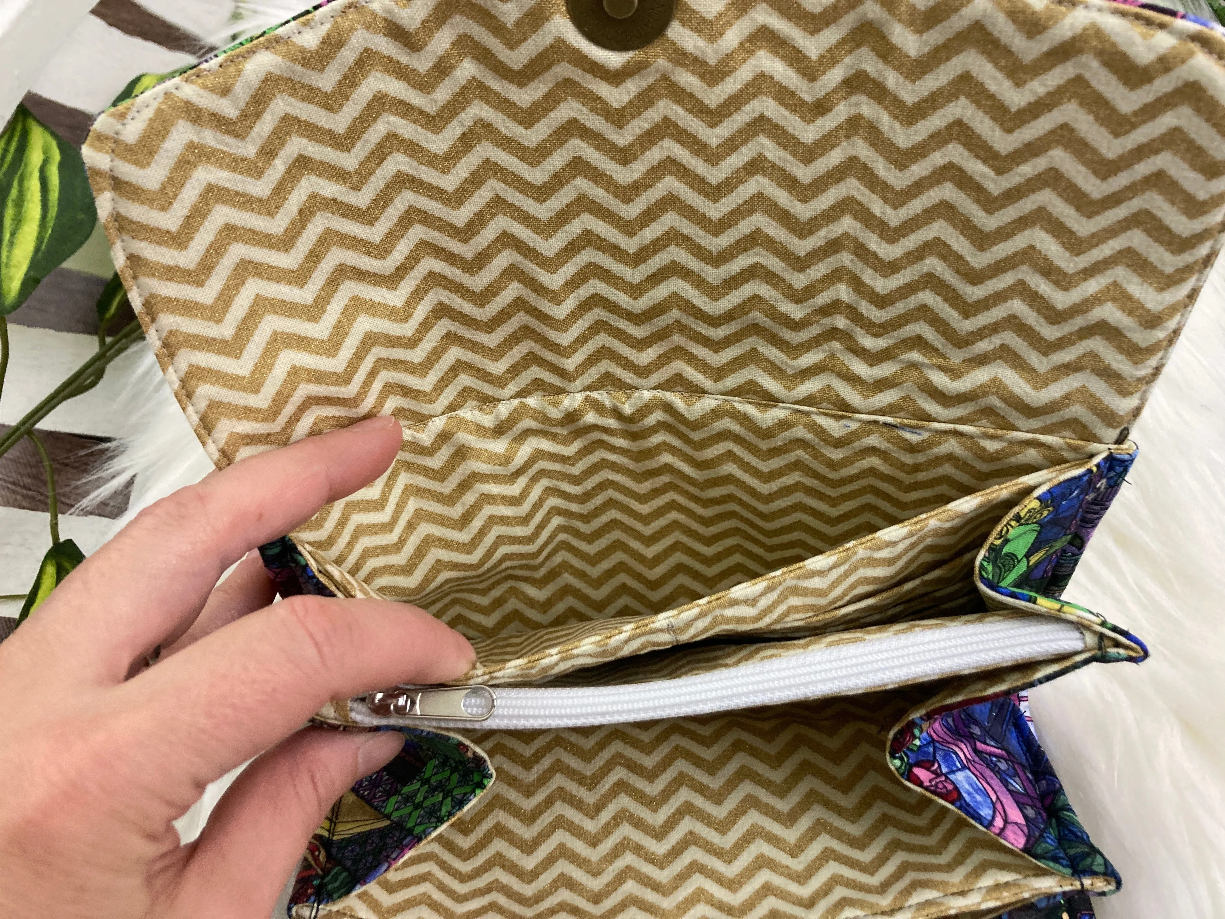 Beauty and the Beast Clutch Wallet