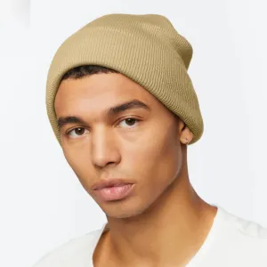 Beige Fisherman Beanie