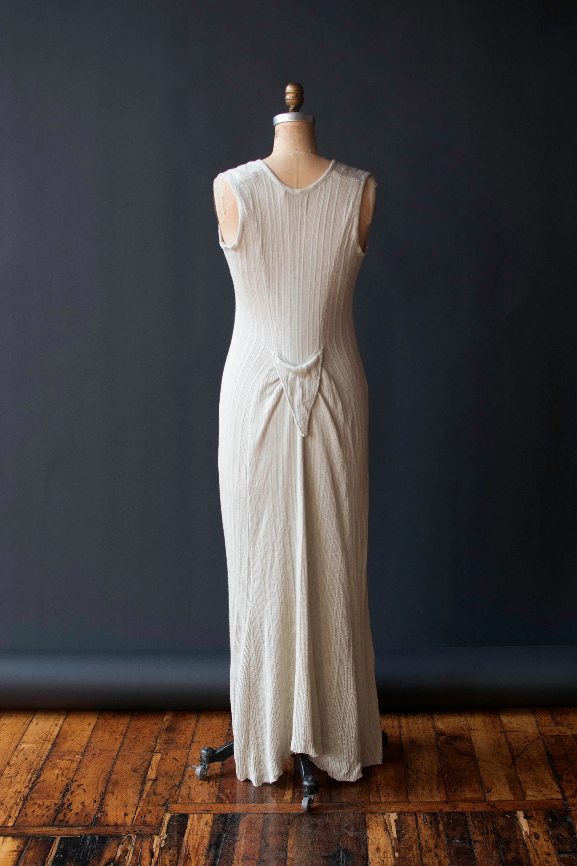 Beige Knit Duster | Kaat Tilley