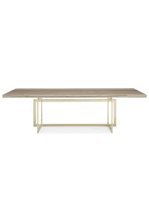 Beige Marble Dining Table | Caracole Wish You Were Here