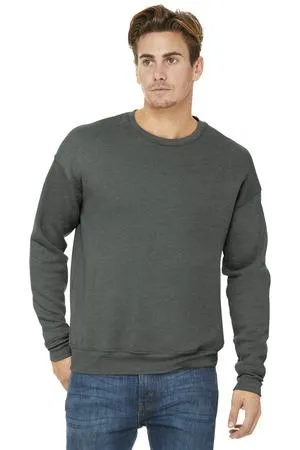 BELLA CANVAS Unisex Sponge Fleece Drop Shoulder Sweatshirt Deep Heather.33001