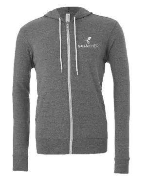 Bella Full Zip Hooded Sweatshirt