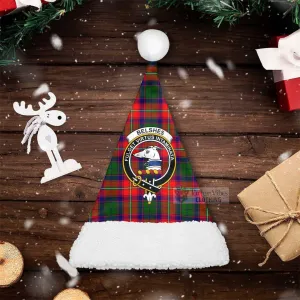 Belshes (Belsches) Tartan Christmas Santa Hats with Family Crest