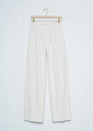 Belted Tuck Pants