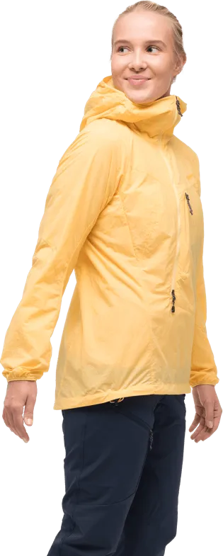 Bergans Women&#x27;s Tind Windbreaker Anorak Buttercup Yellow | Buy Bergans Women&#x27;s Tind Windbreaker Anorak Buttercup Yellow here | Outnorth