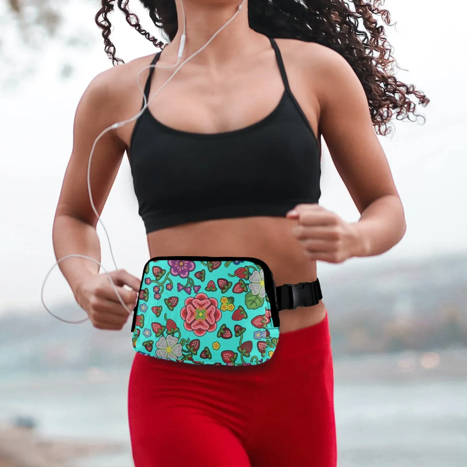 Berry Pop Turquoise Belt Bag
