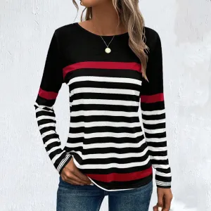 BerryBetty - Casual Striped T-Shirt