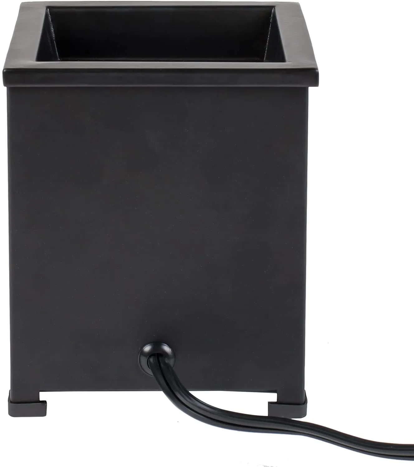 Best Life Love Black Metal Electrical Wax Tart and Oil Glass Lantern Warmer