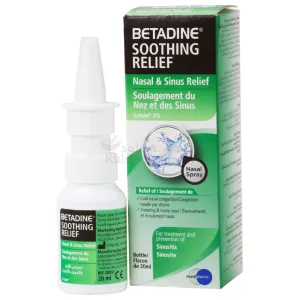 BETADINE SOOTHING NASAL AND SINUS RELIEF Nasal spray 20 ML