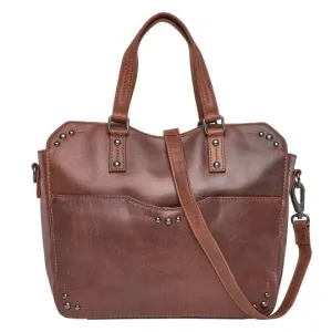 Bethany Leather Concealed Carry Lockable Satchel