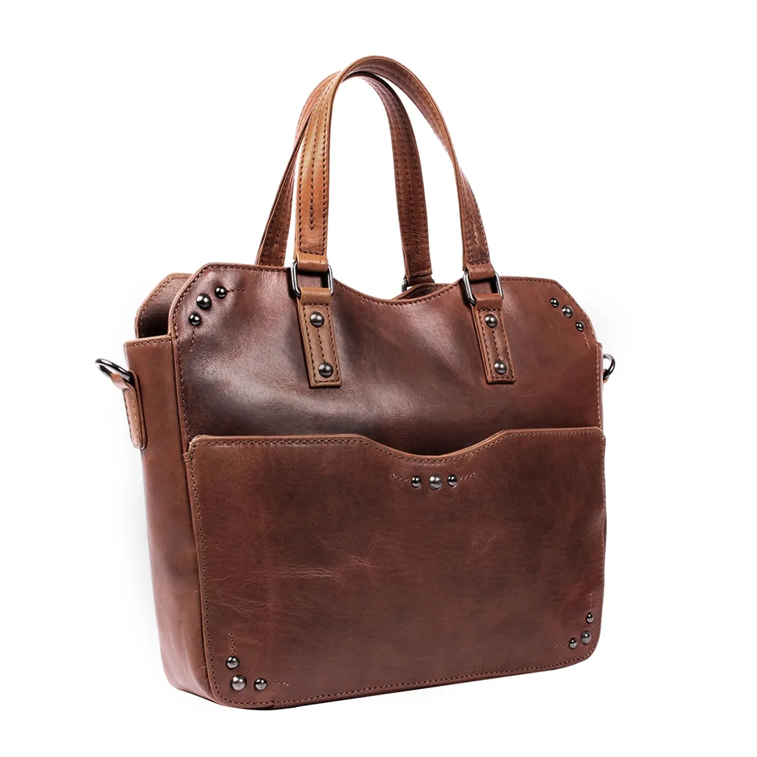 Bethany Leather Lockable Satchel