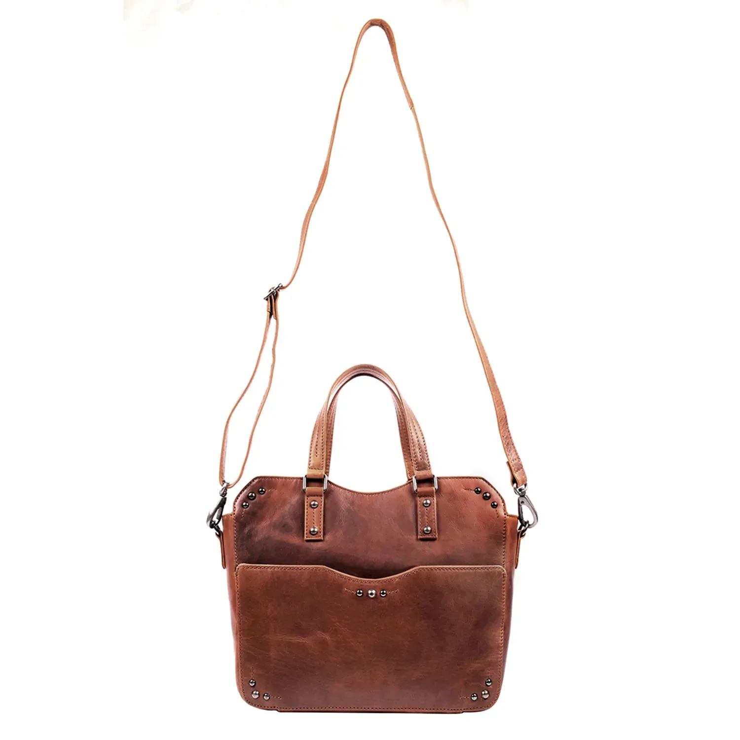 Bethany Leather Lockable Satchel