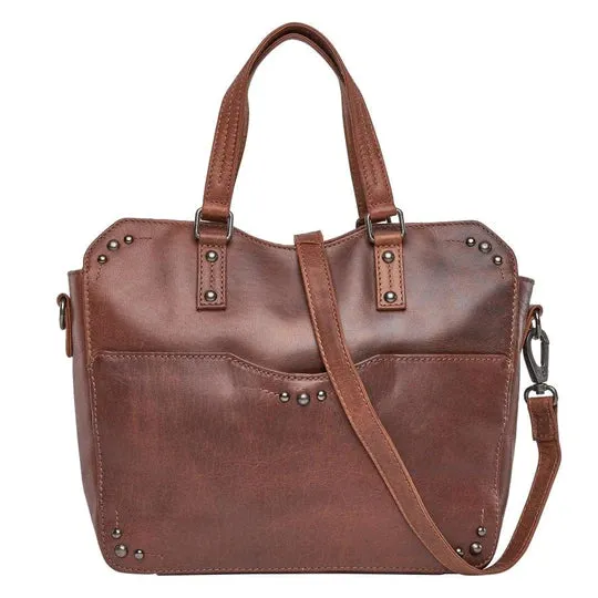 Bethany Leather Lockable Satchel