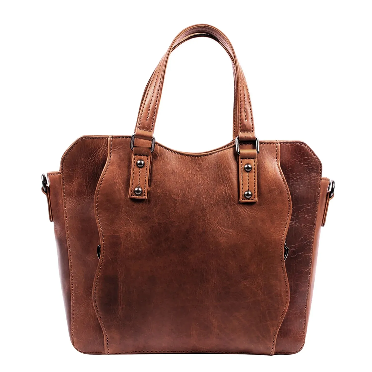 Bethany Leather Lockable Satchel