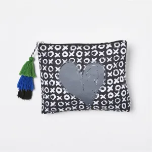 Betty Basics Vacay Bikini Bag in Black Print