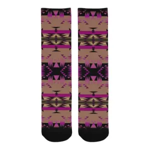 Between the Mountains Berry Trouser Socks