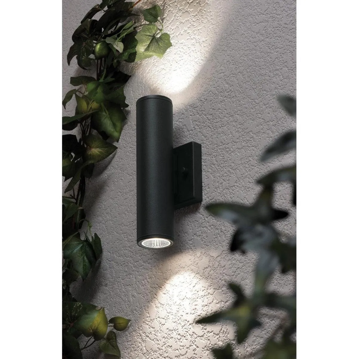 Beverly 10 in. LED Outdoor Wall Light 120-277V, Selectable CCT Black