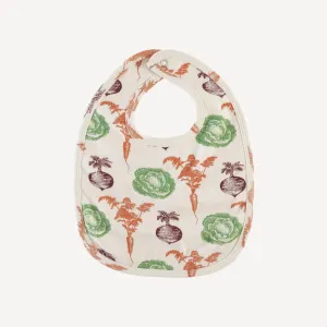 bib | veggies | organic cotton interlock
