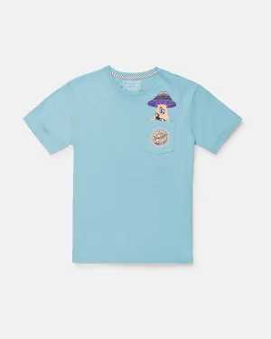 Big Boys Udder Space Short Sleeve Tee - Sea Blue