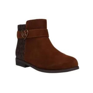 Big Girls Emma Heart Logo Print Detail Booties
