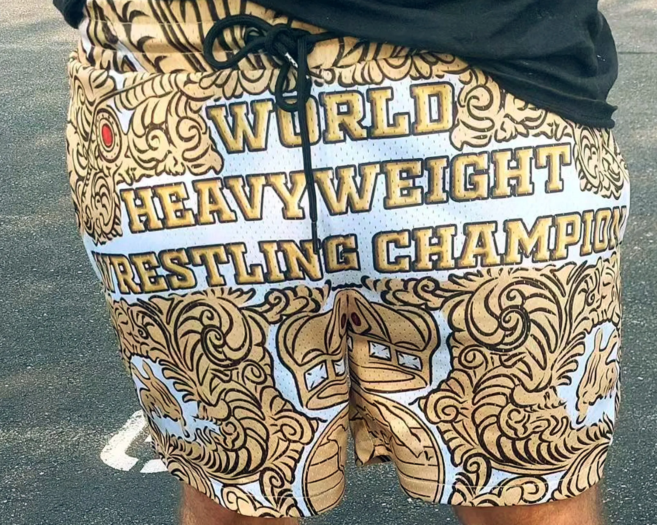 BIG GOLD BELT SHORTS