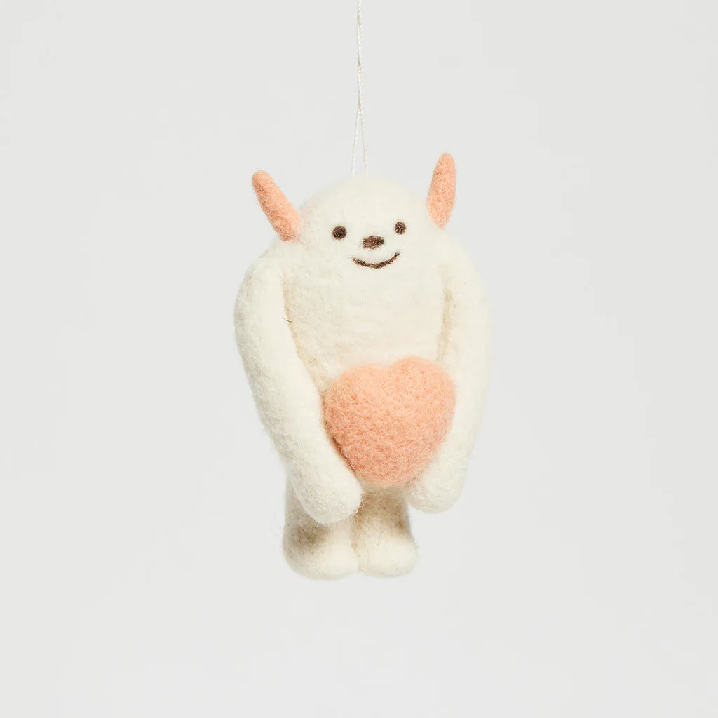 Big Love Yeti Ornament