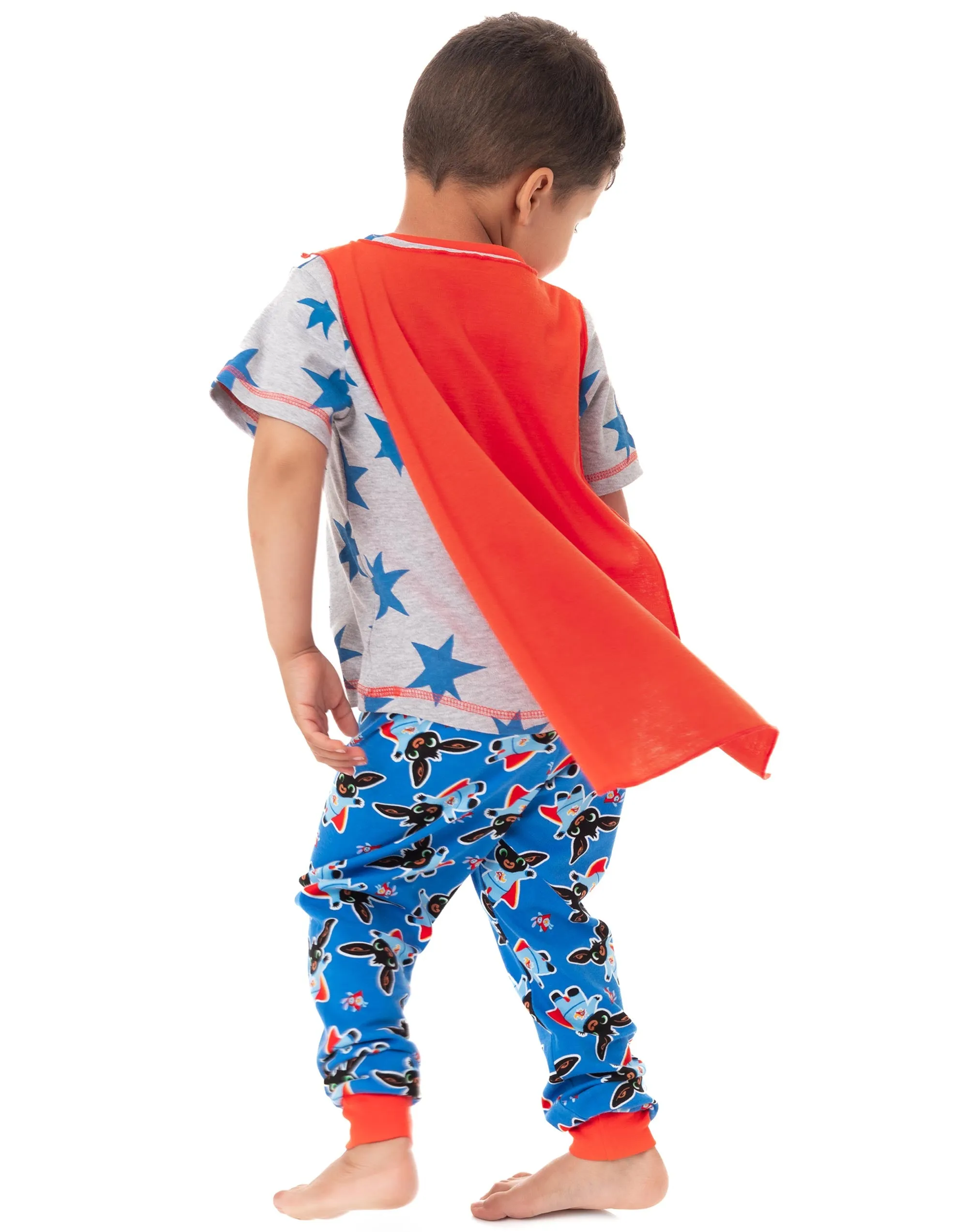 Bing Bunny Pyjamas with Cape -  Boys T-Shirt & PJ Bottoms Set