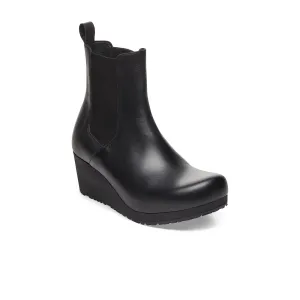 Birkenstock Ebba Narrow Chelsea Wedge Boot (Women) - Black Leather