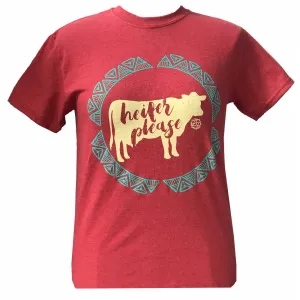 Bjaxx Lilly Paige Heifer Please Cow Girlie Bright T Shirt