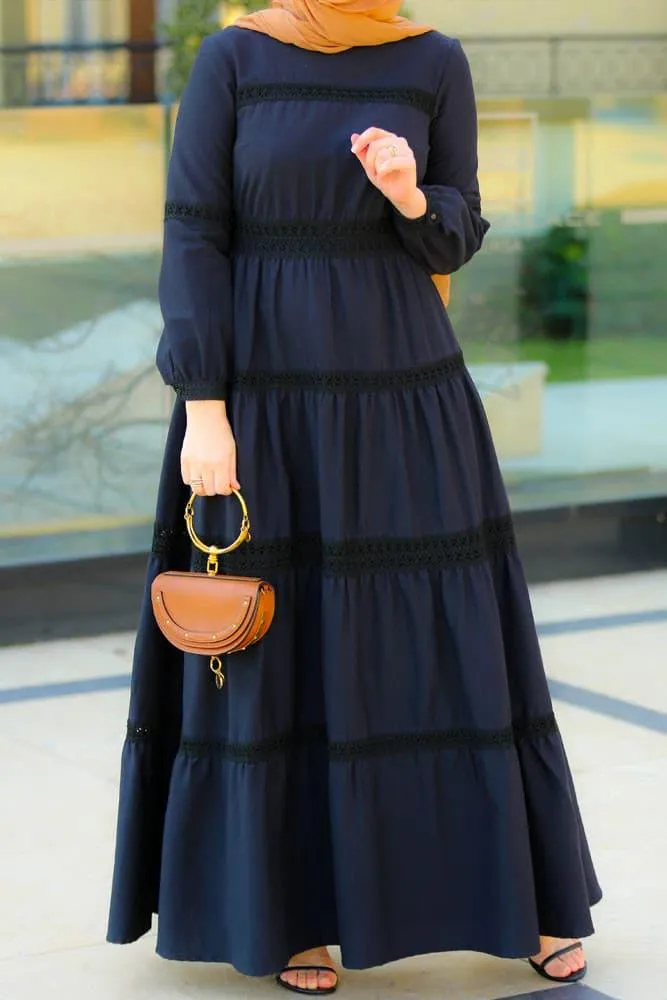 Black Boho Dress
