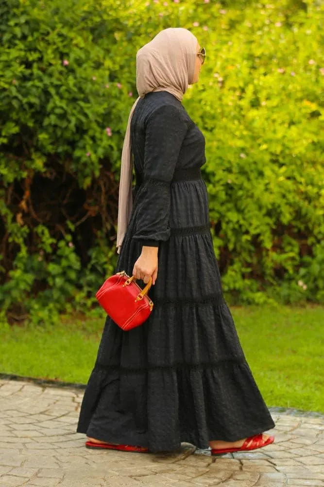 Black Boho Dress
