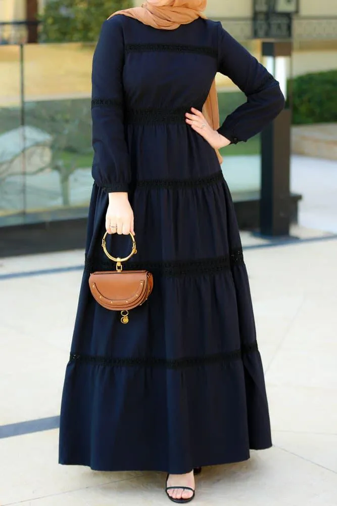 Black Boho Dress