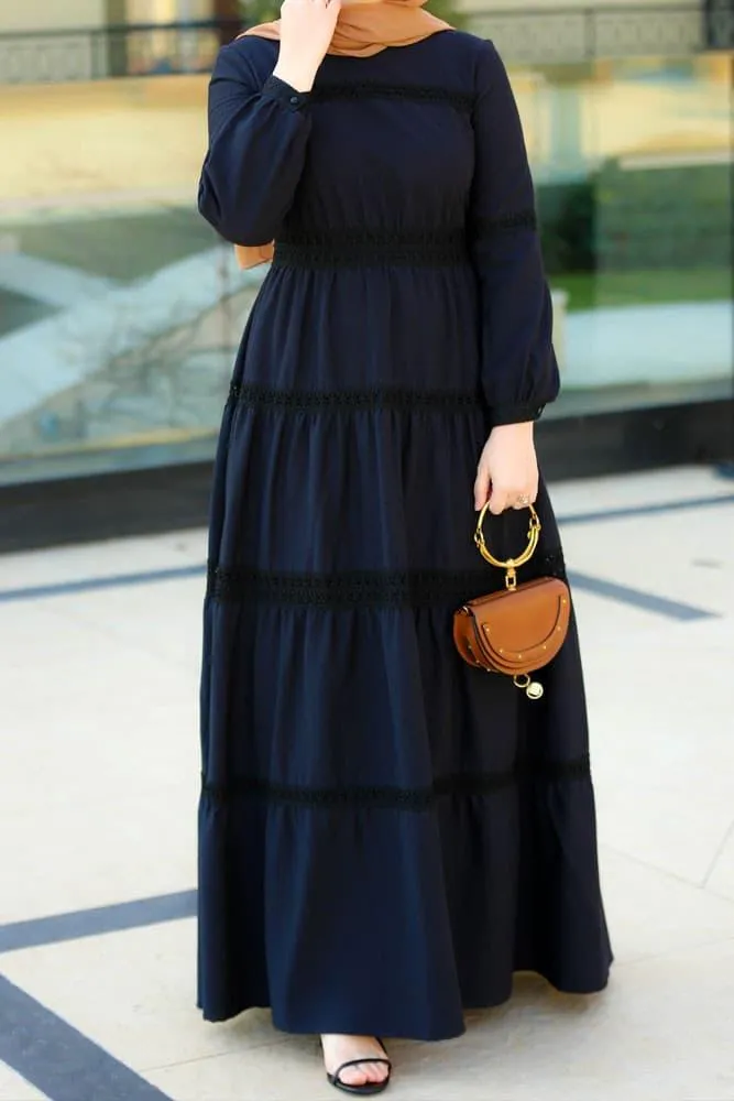 Black Boho Dress