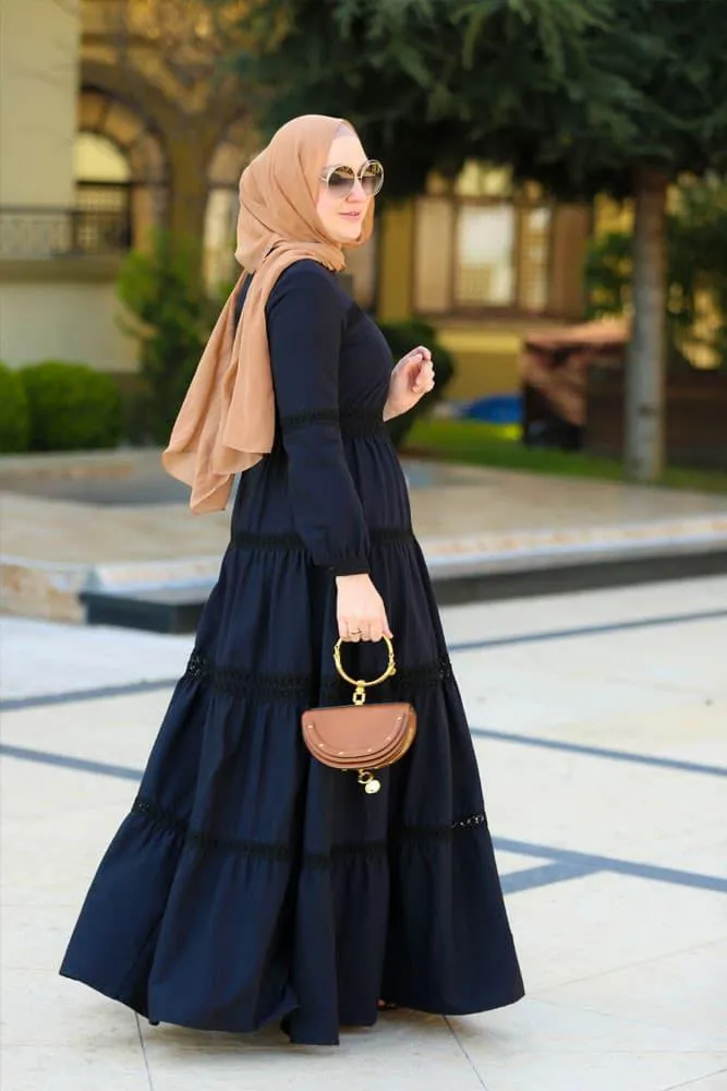 Black Boho Dress