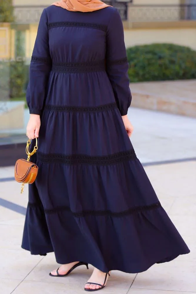 Black Boho Dress