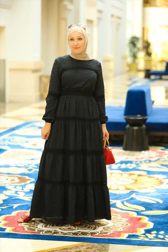 Black Boho Dress