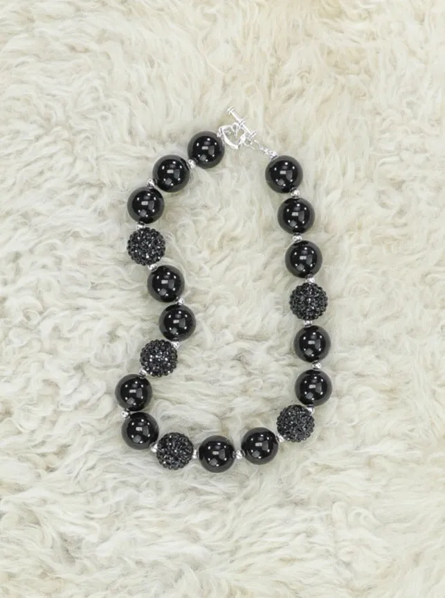 Black Bubblegum Necklace