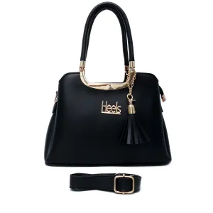 Black Casual Hand Bag P00P01338