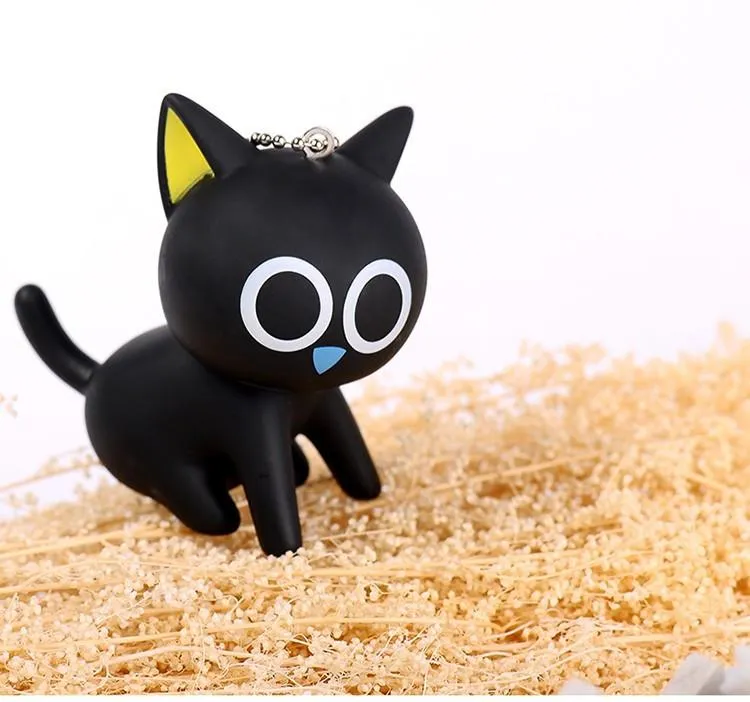 Black Cat Keychain