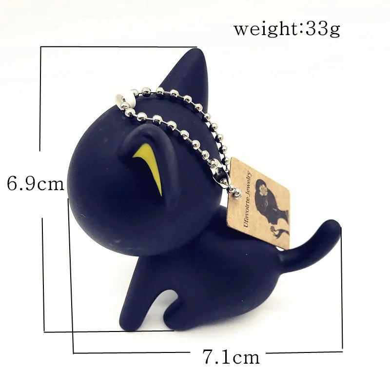 Black Cat Keychain