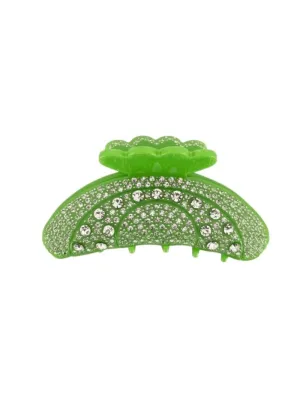 Black Colour T Hair Claw Premium Pastel Lime Green 5503 PG