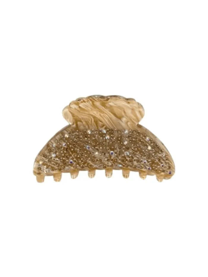 Black Colour T Hair Claw Universe Rhinestone Camel 5692 CA