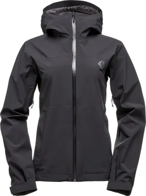 Black Diamond Women&#x27;s StormLine Stretch Rain Shell Jacket Black | Buy Black Diamond Women&#x27;s StormLine Stretch Rain Shell Jacket Black here | Outnorth