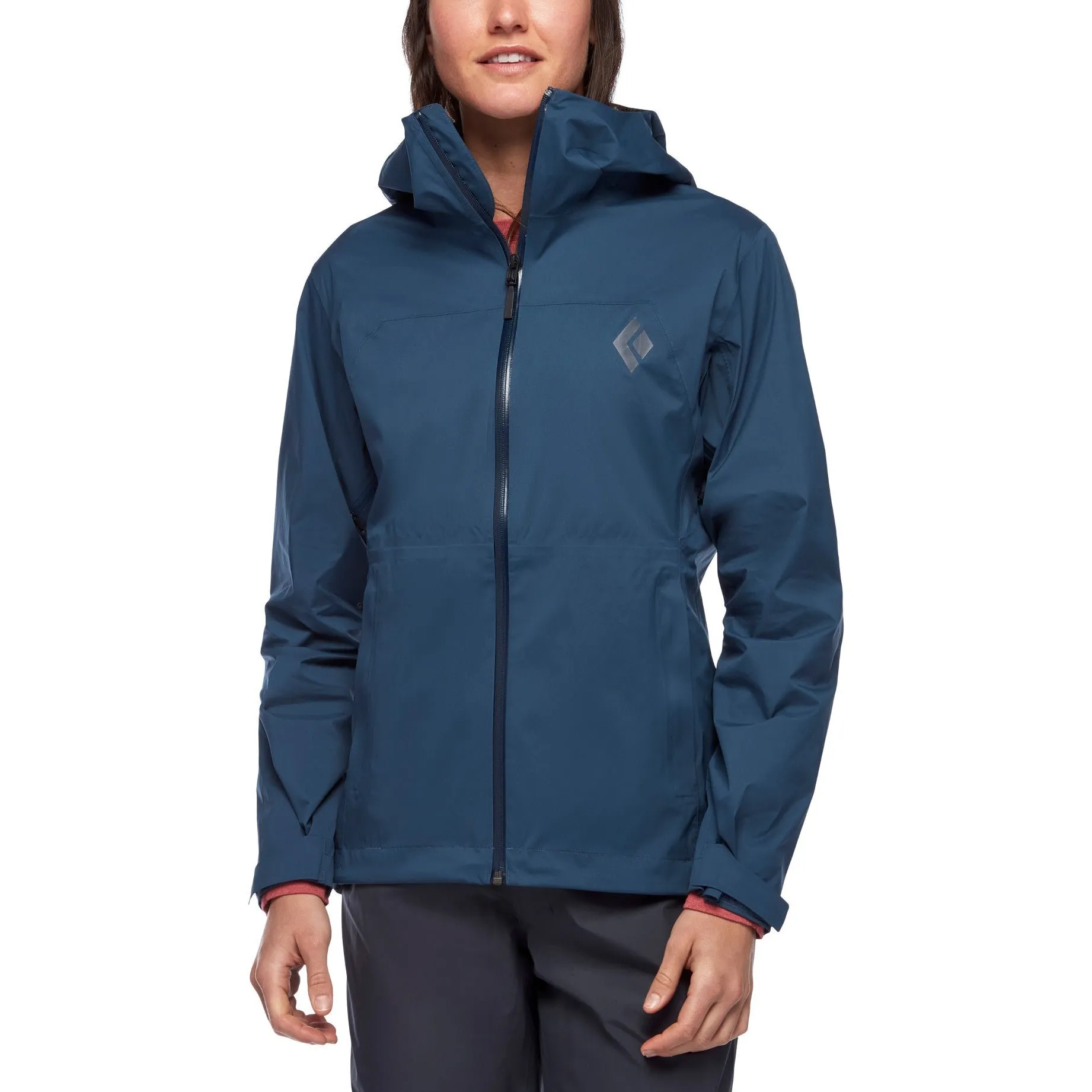 Black Diamond Women&#x27;s StormLine Stretch Rain Shell Jacket Ink Blue | Buy Black Diamond Women&#x27;s StormLine Stretch Rain Shell Jacket Ink Blue here | Outnorth
