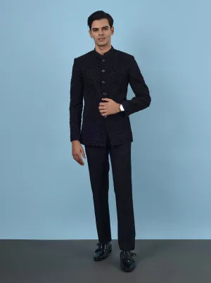 Black Jodhpuri Suit | JadeBlue