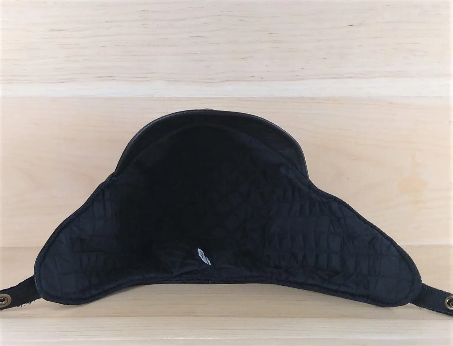 Black Leather Aviator Hat - William Model